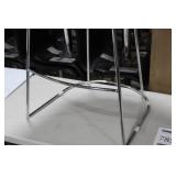 Metal Bar Chair Orange 23"Wx21"Dx35"H