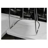 Metal Bar Chair White 23"Wx21"Dx35"H