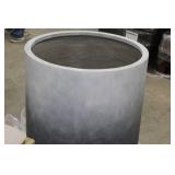 Ombre Concrete Planter Indigo 28"Hx28"D