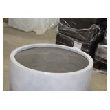 Ombre Concrete Planter Indigo 28"Hx28"D