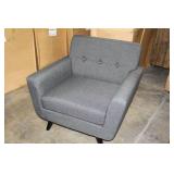 Baxton Studio Living Room Arm Chair Grey 36"Wx33"Dx33"H (in box)
