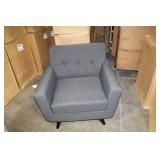 Baxton Studio Living Room Arm Chair Grey 36"Wx33"Dx33"H (in box)