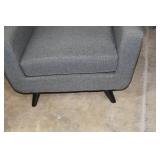 Baxton Studio Living Room Arm Chair Grey 36"Wx33"Dx33"H (in box)