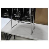 Metal Bar Chair Orange 23"Wx21"Dx35"H