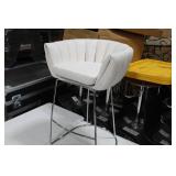 Metal Bar Chair White 23"Wx21"Dx35"H