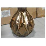 Lot of (4) Accent Décor Vases Bronze 8"Hx6-1/2"D (in box)