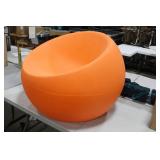 Kul Designs Plastic Patio Chair Orange 26"Hx36"D