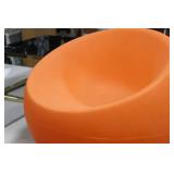 Kul Designs Plastic Patio Chair Orange 26"Hx36"D