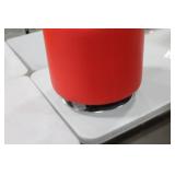 Ottoman Red 17"Hx18"D