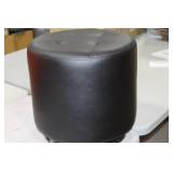 Ottoman Black 17"Hx18"D