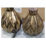 Lot of (4) Accent Décor Vases Bronze 8"Hx6-1/2"D (in box)
