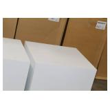 Lot of (2) Cube Displays White 24"Lx24"Wx24"H