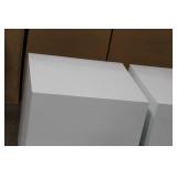 Lot of (2) Cube Displays White 24"Lx24"Wx24"H