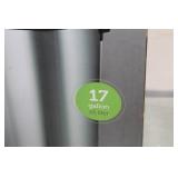 Alpine Commercial Grade Heavy Gauge Stainless Steel Open-Top Trash Can 27-1/2"Hx16"D 17-Gallon (in box)