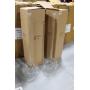 Lot of (2) Accent Décor Glass Vases Clear 21-1/2"Hx5"D (in box)
