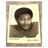 Three Signed Minnesota Viking Player Photographs