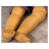 Vintage Doll and Curious George Stuffed Toy