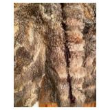 Ladies Zip Up Fur Coat