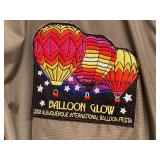 Columbia Zip Up Jacket with Hot Air Balloon Decorative Patches