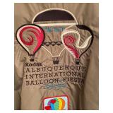 Columbia Zip Up Jacket with Hot Air Balloon Decorative Patches