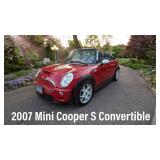 Fun & Cute! 2007 Mini Cooper S Supercharged Convertible