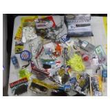 Lot of Fishing Tackle  with Plastic Tackle, Misc. Tackle