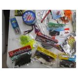 Lot of Fishing Tackle  with Plastic Tackle, Misc. Tackle