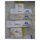 Lot of (5 Boxes) Mustad Fish Hooks 1000-count