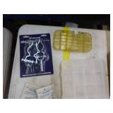 Atwood Metal Oar Locks (in package)  with Misc. Plastic Tackle Containers
