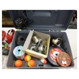 Fishing Tackle Box  with Fishing Tackle, Reels, Bobbers, Fishing Line