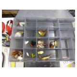 Fishing Tackle Box  with Fishing Tackle, Reels, Bobbers, Fishing Line
