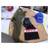 Clothing  with Fish Bib, Baseball Caps, Winter Cap, Long Johns