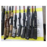 Lot of (20) Fishing Rods  with Bait Caster (x10), Open Face (x10)