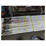 Lot of (20) Fishing Rods  with Bait Caster (x10), Open Face (x10)