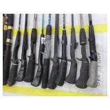 Lot of (20) Fishing Rods  with Bait Caster (x10), Open Face (x10)