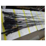 Lot of (20) Bait Caster Fishing Rods