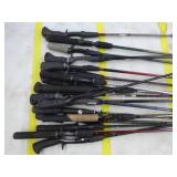 Lot of (20) Bait Caster Fishing Rods