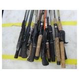 Lot of (20) Bait Caster Fishing Rods