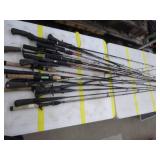 Lot of (20) Bait Caster Fishing Rods