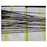 Lot of (20) Bait Caster Fishing Rods