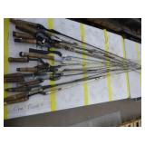 Lot of (20) Bait Caster Fishing Rods