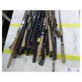Lot of (40) Fishing Rods (need repair)
