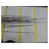 Lot of (20) Bait Caster Fishing Rods