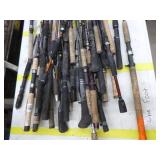 Lot of (40) Fishing Rods (need repair)