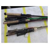 Lot of (20) Bait Caster Fishing Rods