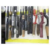 Lot of (20) Fishing Rods  with Bait Caster (x10), Open Face (x10)