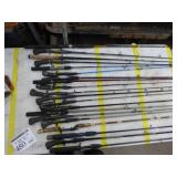 Lot of (20) Bait Caster Fishing Rods