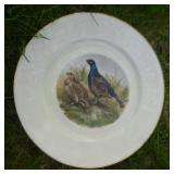 Lot of (8) Hand Painted Pheasant Collectible Plates  with One Collectible Platter