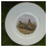Lot of (8) Hand Painted Pheasant Collectible Plates  with One Collectible Platter