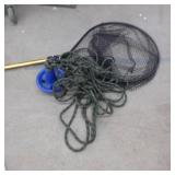 Frabill Net Hoop Black 22"D  with Anchor (blue)